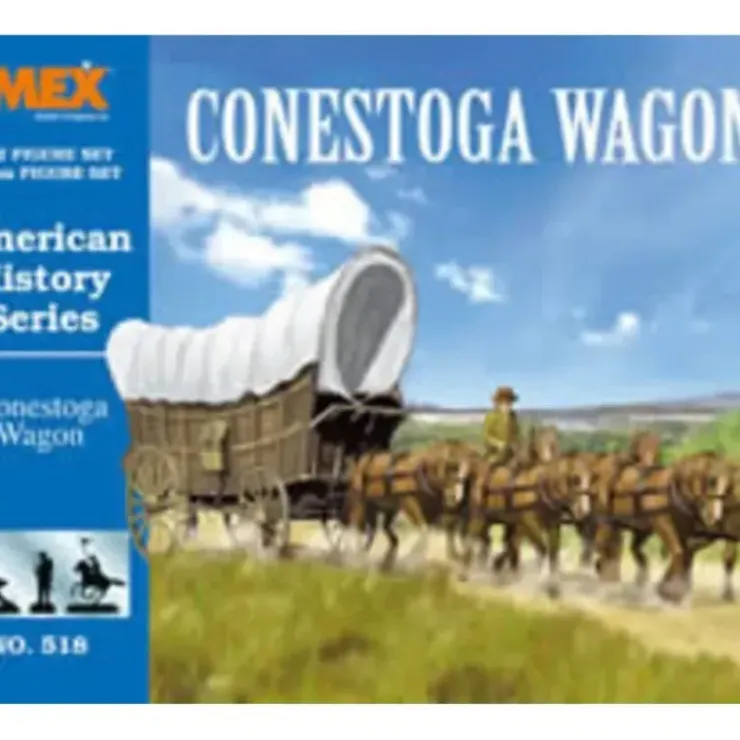 Imex 518 1:72 Conestoga Wagon with Horses & Figures Set - Your Source for Gaming Essentials