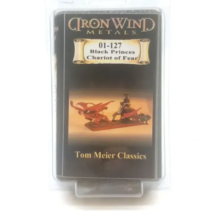 Tabletop Miniatures>Iron Wind Metals Black Prince's Chariot Of Fear Fantasy Unpainted Miniature - Your Source for Gaming Essentials
