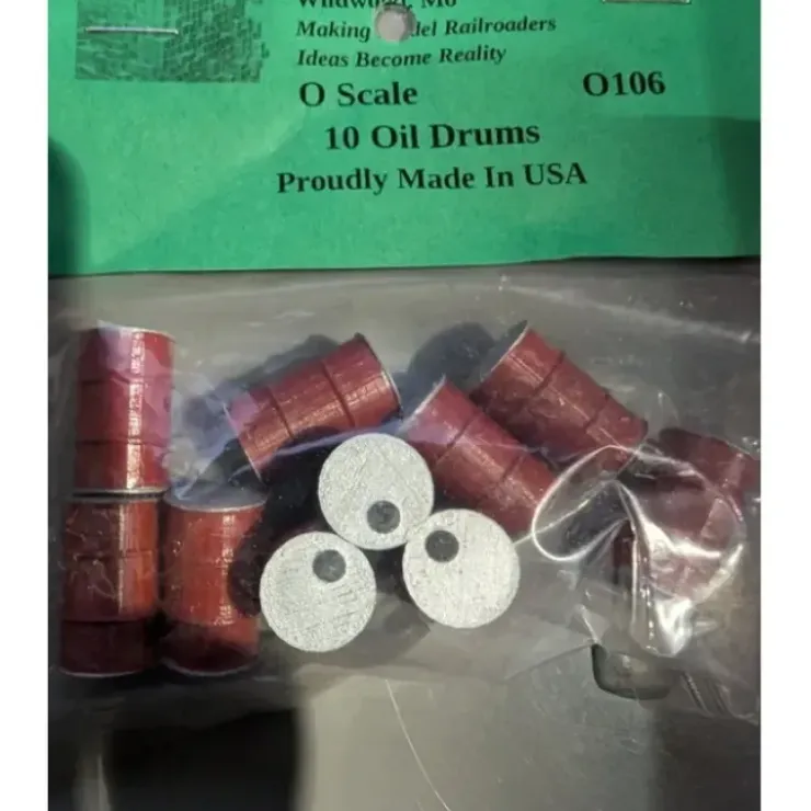 JEB MFG 106 O Scale Oil Drums (Set of 10) - Your Source for Gaming Essentials