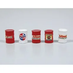 JL Innovative Design 556 Atlantic Oil Barrels 3 Red, 2 White - Your Source for Gaming Essentials