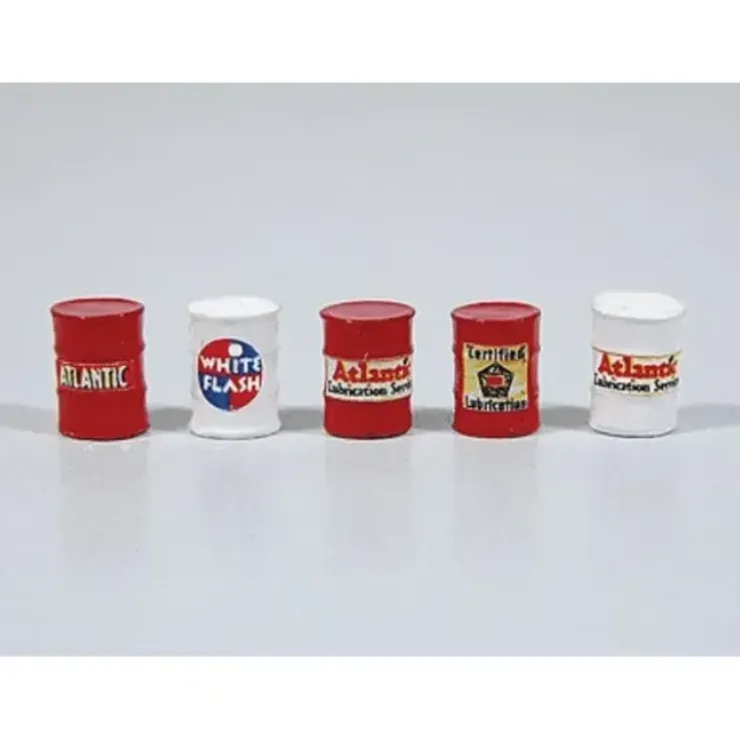 JL Innovative Design 556 Atlantic Oil Barrels 3 Red, 2 White - Your Source for Gaming Essentials