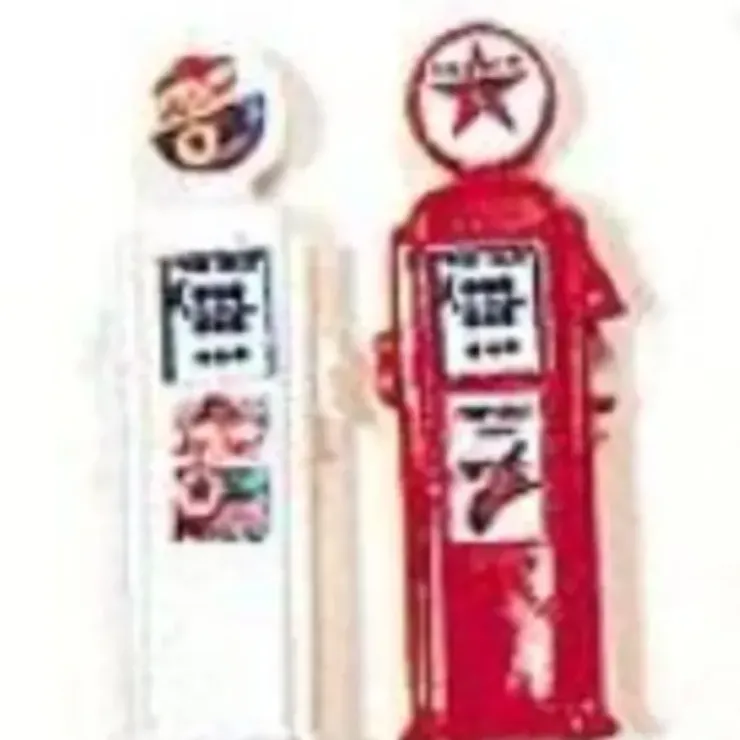 JL Innovative Design 361-814 Custom Gas Pumps Texaco (Pack of 2) - Your Source for Gaming Essentials