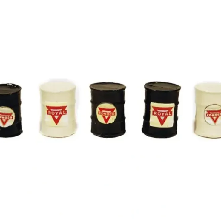 JL Innovative Design 361-569 Custom Oil Barrel pkg(5) Conoco (ivory green) - Your Source for Gaming Essentials