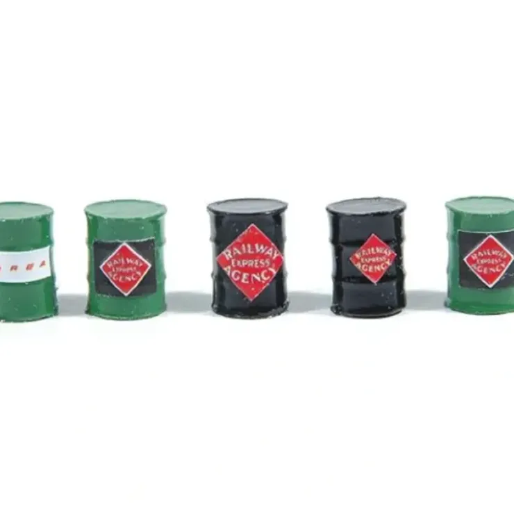 JL Innovative Design 722 Custom Railway Express Agency Oil Barrels (Set of 5) - Your Source for Gaming Essentials