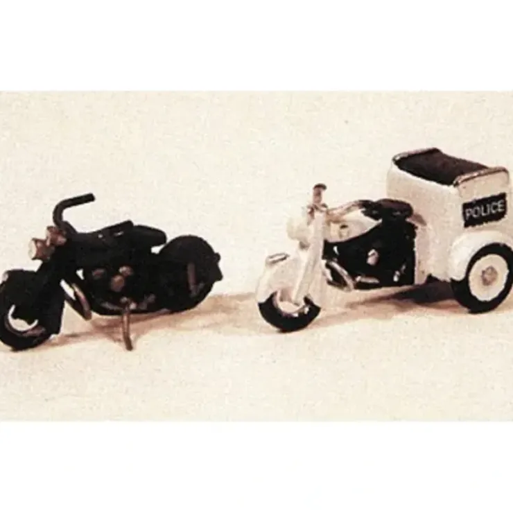 JL Innovative Design 903 HO Classic 1947 Unfinished Cast Motorcycles (Pack of 2) - Your Source for Gaming Essentials