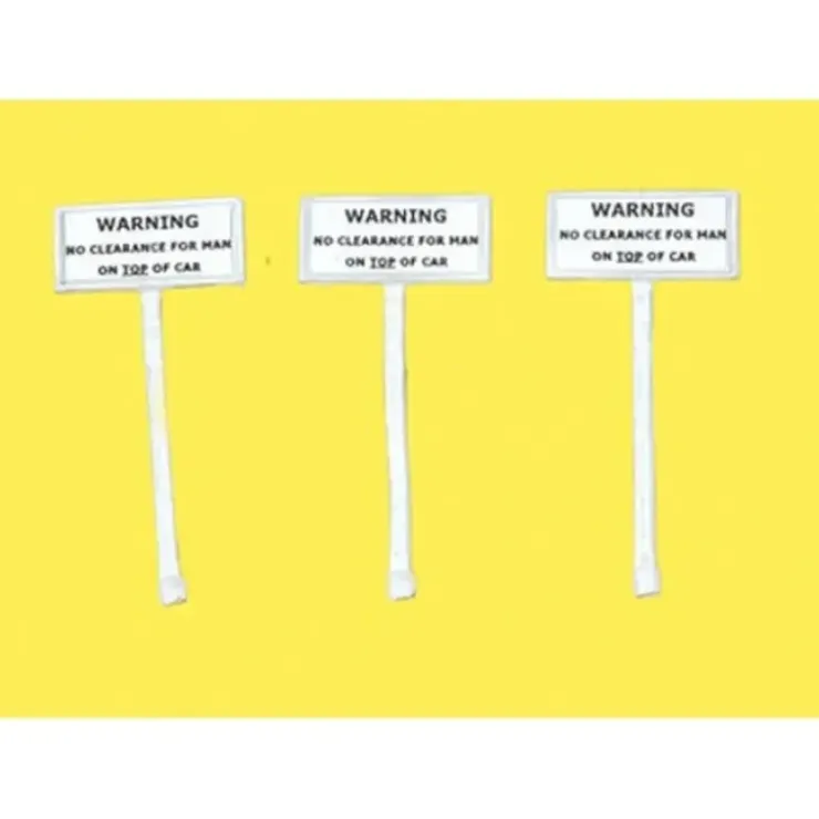 JL Innovative Design 850 HO No Clearance Man on Top of Car Sign Set (Pack of 3) - Your Source for Gaming Essentials