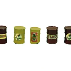 JL Innovative Design 568 HO Red & Yellow Gilmore Custom Oil Barrels (Pack of 5) - Your Source for Gaming Essentials