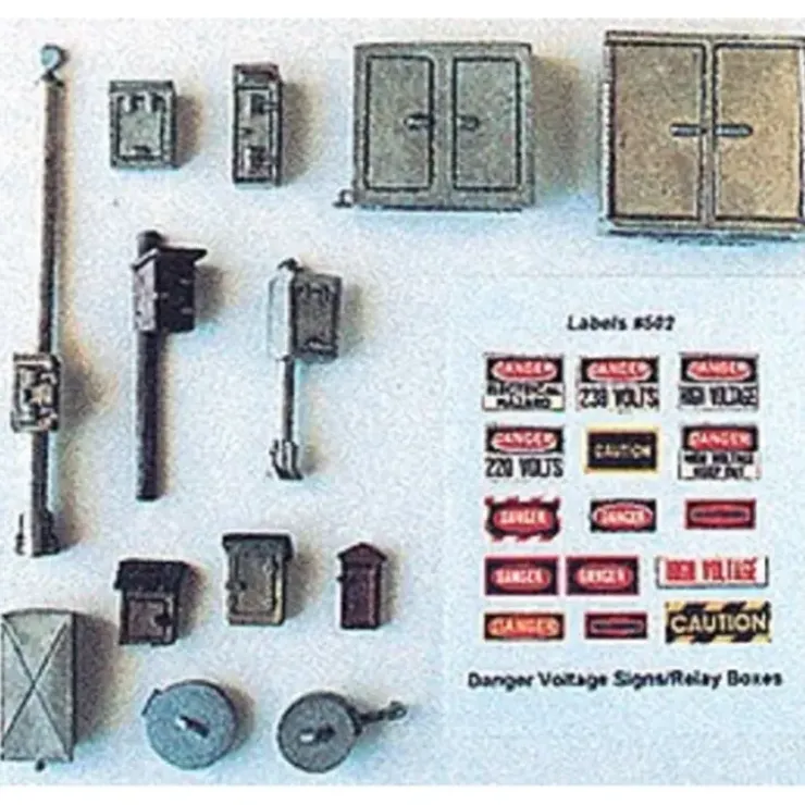 JL Innovative Design 502 HO Relay/Phone/Call Boxes Mainline Detail Set - Your Source for Gaming Essentials