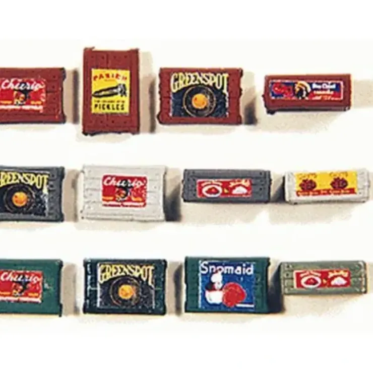 JL Innovative Design 324 HO Small Custom Assorted Crates Fruit and Food Series - Your Source for Gaming Essentials