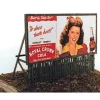 JL Innovative Design 276 HO 1940s-50s Movie Stars Fence Base Billboards Kit (2) - Your Source for Gaming Essentials