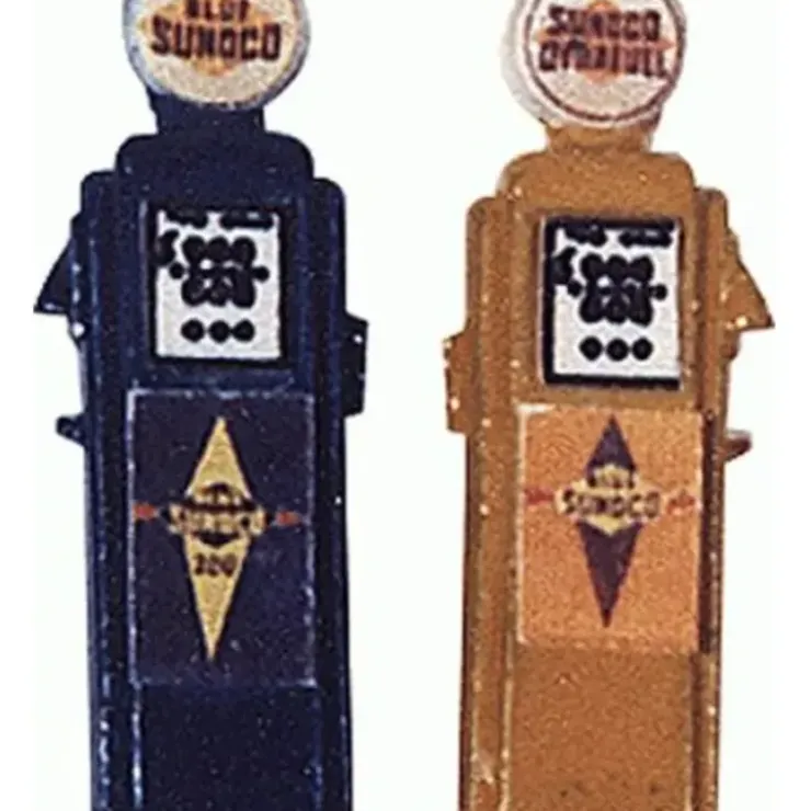 JL Innovative Design 588 HO Sunoco Painted Deluxe Custom Gas Pump (Pack of 2) - Your Source for Gaming Essentials