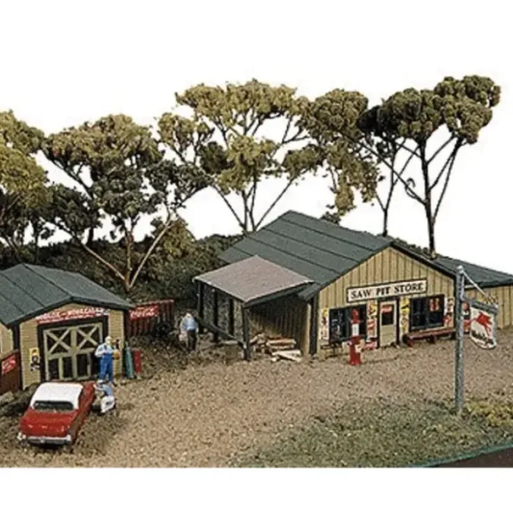 JL Innovative Design 320 N Saw Pit Store Country Store Wooden Kit - Your Source for Gaming Essentials