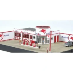 JL Innovative Design 430 N Storm Lake Mobil Vintage Gas Station Wooden Kit - Your Source for Gaming Essentials
