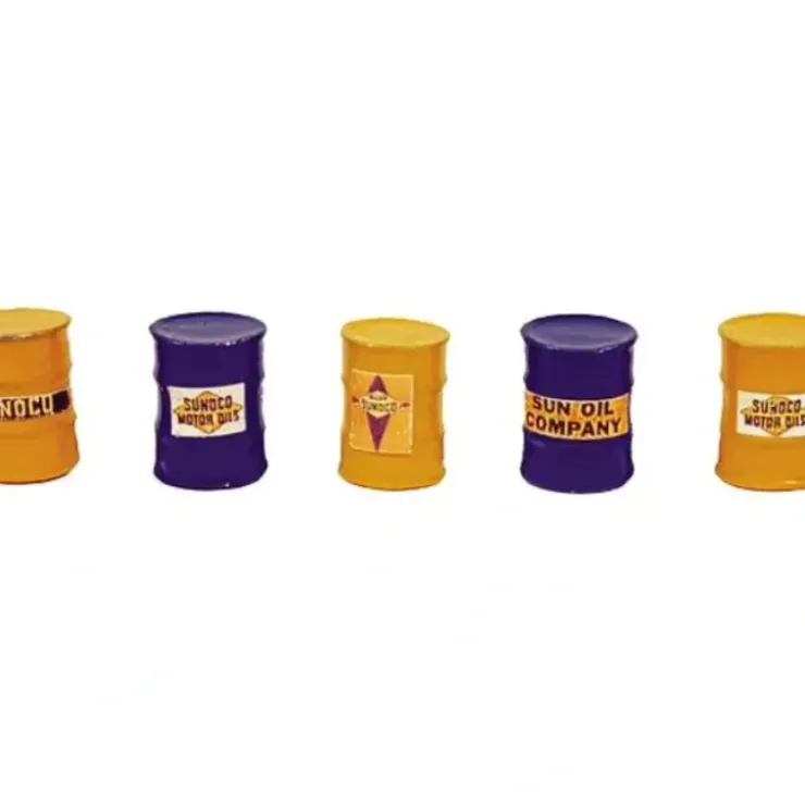 JL Innovative Design 558 Oil Barrel Sunoco (Set of 5) - Your Source for Gaming Essentials