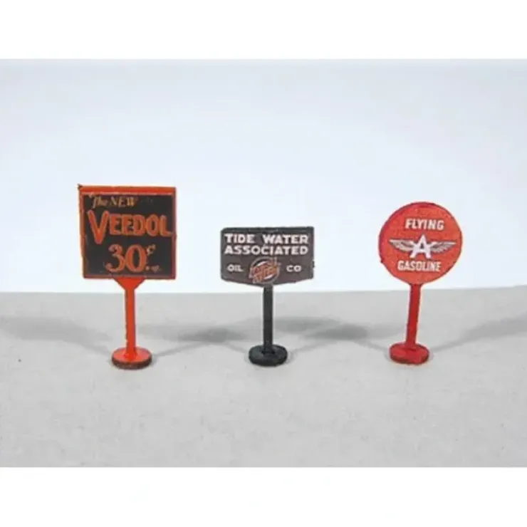 JL Innovative Design 465 Vintage Gas Station Curb Signs Flying A (Pack of 3) - Your Source for Gaming Essentials