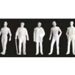 JTT Scenery Products 97116 1:48 Figures/Male 1/4''=1'-0'' White 5/pk - Your Source for Gaming Essentials