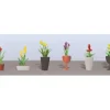 JTT Scenery Products 95567 HO 7/8" Assorted Potted Flower Plants #2 (Pack of 6) - Your Source for Gaming Essentials