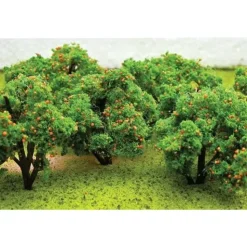 JTT Scenery Products 92121 HO 2"-2.25"Fruit Grove Trees, Orange (Pack of 6) - Your Source for Gaming Essentials