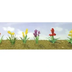 JTT Scenery Products 95560 O 1" Assorted Flower Plants Set #2 (Pack of 10) - Your Source for Gaming Essentials