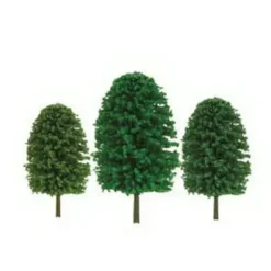 JTT Scenery Products TR-2021 Z 1-2" Super Scenic Evergreen Tree (Pack of 55) - Your Source for Gaming Essentials
