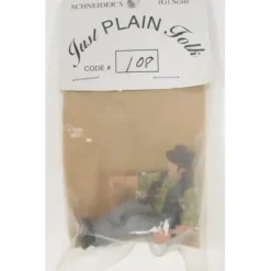 Just Plain Folk 108 Man Wearing Green Stripe Hat Reading Paper - Your Source for Gaming Essentials