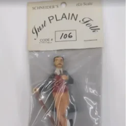Just Plain Folk 106 Man with Mustache Holding Cane - Your Source for Gaming Essentials