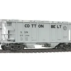 Kadee 8035 HO Cotton Belt SSW PS-2 Two-Bay Covered Hopper #77158 - Your Source for Gaming Essentials