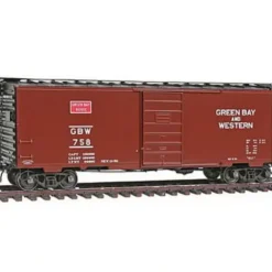 Kadee 4090 HO Green Bay and Western 40' PS-1 Boxcar #758 - Your Source for Gaming Essentials
