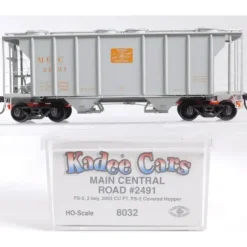 Kadee 8032 HO Maine Central PS2 2-Bay Covered Hopper #2491 - Your Source for Gaming Essentials
