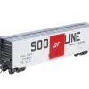 Kadee 6121 HO Soo 50' PS-1 Boxcar with 9' Youngstown Door Assembled #177540 - Your Source for Gaming Essentials