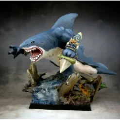 Tabletop Miniatures>Karnedge Gorefathom Karkarion Boss 03625 Unpainted Resin Plastic - Your Source for Gaming Essentials