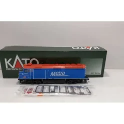 Kato 37-6573 HO Chicago Metra "City of Elmhurst" F40PH Diesel Locomotive #163 - Your Source for Gaming Essentials