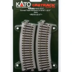 Kato 2-280 HO Code 83 14 9/16" Radius 22.5 Curved UniTrack (Pack of 4) - Your Source for Gaming Essentials