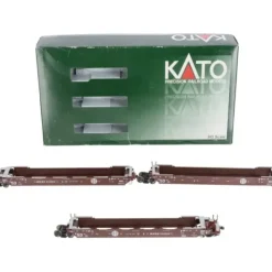 Kato 30-9031 HO Maxi-IV 53' Stack Car 3pk BNSF #253504 - Your Source for Gaming Essentials