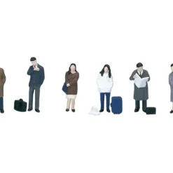 Kato 6-512 HO Standing Passengers (Box of 6) - Your Source for Gaming Essentials
