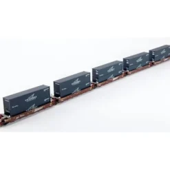 Kato 106-6150 N BNSF 5-Unit Stack Car #238354 w/40' NYK Containers - Your Source for Gaming Essentials