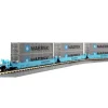 Kato 106-6157 N Gunderson Maxi-I 5 Unit Double Stack Well Car w/40' Containers - Your Source for Gaming Essentials