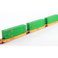 Kato 106-6162 N Maxi-IV 53' Stack Car 3pk TTX #732386 w/EMP Containers - Your Source for Gaming Essentials