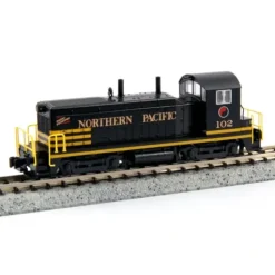 Kato 176-4371-1 N Northern Pacific EMD NW2 Diesel Switcher #102 w/KOBO TCS DCC - Your Source for Gaming Essentials