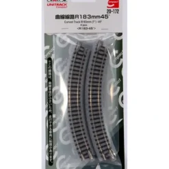 Kato 20-172 N 7" Radius 45 Curved Track Section UniTrack (Pack of 4) - Your Source for Gaming Essentials
