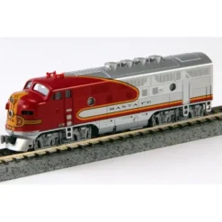 Kato 176-1109 N Scale Santa Fe Warbonnet EMD F3A Diesel Locomotive #19 - Your Source for Gaming Essentials