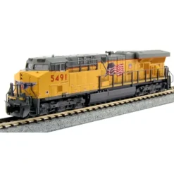 Kato 176-8913 N Scale Union Pacific GE ES44AC Diesel Locomotive #5491 - Your Source for Gaming Essentials