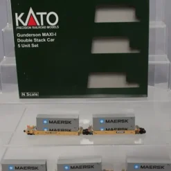 Kato 106-6144 N TTX Gunderson MAXI-I Double Stack Car #751193 - Your Source for Gaming Essentials
