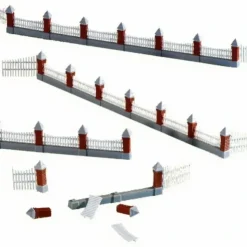 Kibri 38630 HO Fence with 3 Double Gates (30 77cm) Wood Paling. - Your Source for Gaming Essentials
