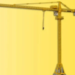 Kibri 10202 HO Liebherr Tower Crane Plastic Building Kit - Your Source for Gaming Essentials