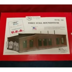 Korber 104 HO Scale 3-Stall Roundhouse Building Kit - Your Source for Gaming Essentials