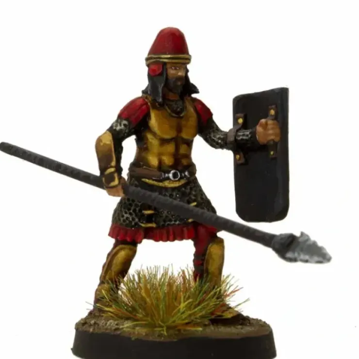 Tabletop Miniatures>Koronnan: Red Spear - Unpainted 32mm Scale Freeblades Metal Figure - Your Source for Gaming Essentials