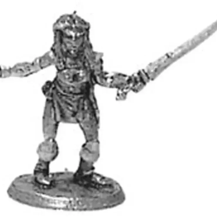 Tabletop Miniatures>Kylie Darkwalker Wild Elf Thief #03-118 Classic Ral Partha Fantasy Metal Figure - Your Source for Gaming Essentials
