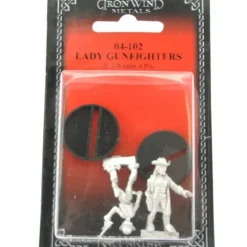 Lady Gunfighters (2) #04-102 Classic Ral Partha Fantasy RPG Metal Figure - Your Source for Gaming Essentials* Tabletop Miniatures