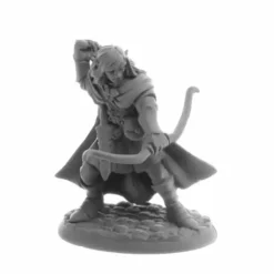 Tabletop Miniatures>Lanaerel Grayleaf, Elf Ranger 07006 Bones USA Dungeon Dwellers Unpainted Plastic - Your Source for Gaming Essentials